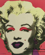 Andy Warhol. Andy Warhol. Marilyn (Announcement Castelli Graphics). 1981