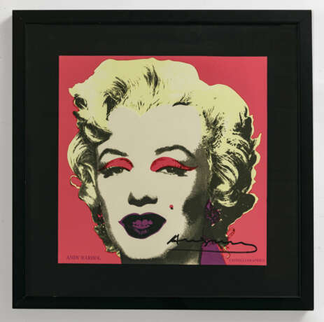 Andy Warhol. Marilyn (Announcement Castelli Graphics). 1981 - фото 2