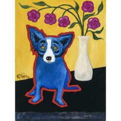 George Rodrigue. Flowers put me in the mood for Love