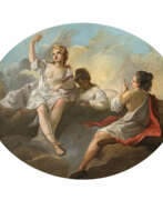 Eustache Le Sueur. Eustache Le Sueur (1617 Paris - 1655 ebenda, Umkreis?) 17. Jh.. Die drei Parzen auf Wolkensockel