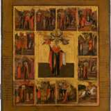 A VITA ICON OF ST. PARASKEVE WITH SCENES FROM HER LIFE AND HER MARTYRDOM - фото 1