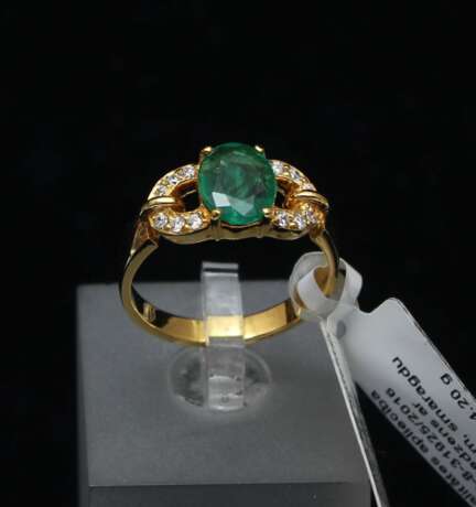 Gold jewelry set with emeralds Gold Other style 21th century - photo 5