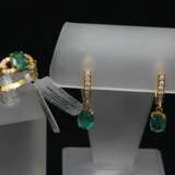 Gold jewelry set with emeralds Gold Other style 21th century - photo 11