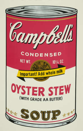 Andy Warhol. Campbell's Soup II (Oyster Stew) - Foto 1