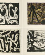 Lithography. A.R. Penck. Expedition to the Holyland