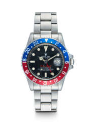 ROLEX, GMT-MASTER REF. 1675 MADE FOR SHEIKH MOHAMMED BIN RASHID AL MAKTOUM, A RARE STEEL AUTOMATIC DUAL TIME WRISTWATCH