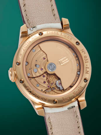 F.P. JOURNE, OCTA LUNE, A FINE GOLD AUTOMATIC WRISTWATCH WITH SALMON DIAL AND MOON PHASE DISPLAY - photo 3