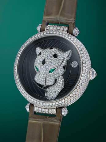 CARTIER PANTHERE JOUEUSE DE CARTIER, A SPECTACULAR GOLD AND DIAMOND-SET AUTOMATIC WRISTWATCH - photo 2