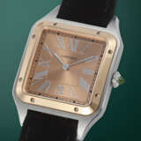 CARTIER, SANTOS DUMONT, A STEEL AND GOLD LIMITED EDITION MANUAL-WINDING WRISTWATCH MADE FOR CHINA - photo 2