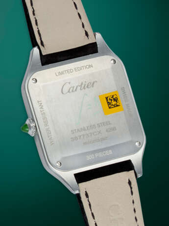 CARTIER, SANTOS DUMONT, A STEEL AND GOLD LIMITED EDITION MANUAL-WINDING WRISTWATCH MADE FOR CHINA - photo 3