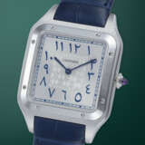 CARTIER SANTOS DUMONT XL, A FINE PLATINUM WRISTWATCH WITH EASTERN ARABIC NUMERALS - photo 2