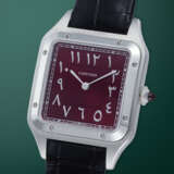 CARTIER SANTOS DUMONT, A FINE LIMITED EDITION PLATINUM MANUAL-WINDING WRISTWATCH WITH ARABIC NUMERALS - photo 2