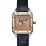 CARTIER, SANTOS DUMONT XL, A FINE STEEL AND GOLD MANUAL-WINDING WRISTWATCH - photo 1