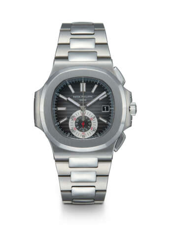 PATEK PHILIPPE, NAUTILUS REF. 5980/1A-014, AN ATTRACTIVE STAINLESS STEEL AUTOMATIC CHRONOGRAPH WRISTWATCH - фото 1