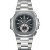 PATEK PHILIPPE, NAUTILUS REF. 5980/1A-014, AN ATTRACTIVE STAINLESS STEEL AUTOMATIC CHRONOGRAPH WRISTWATCH - фото 1