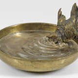 Seltene Wiener Bronze mit badendem Spatz - Foto 1