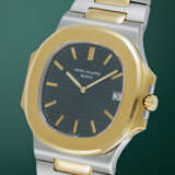 PATEK PHILIPPE, NAUTILUS REF. 3700/11JA-050, A FINE STEEL AND GOLD AUTOMATIC WRISTWATCH - фото 2