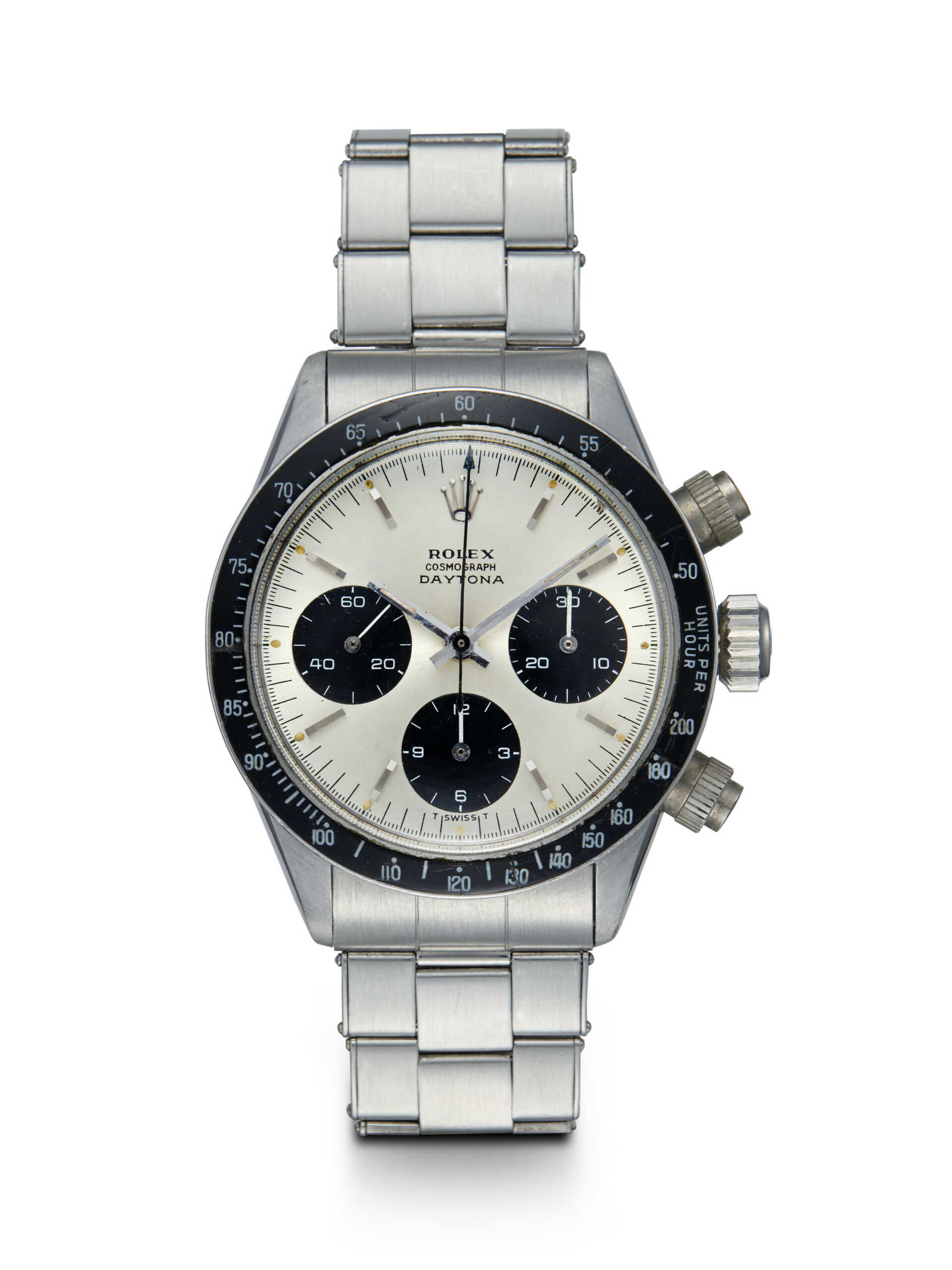 ROLEX, DAYTONA REF. 6240, A RARE STEEL MANUAL-WINDING CHRONOGRAPH WRISTWATCH