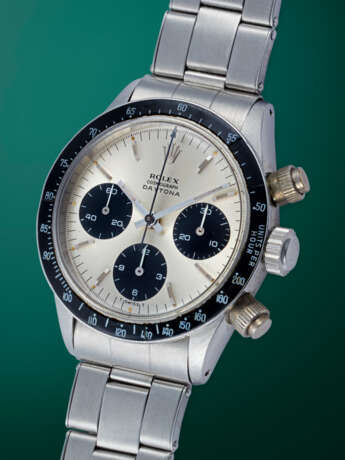 ROLEX, DAYTONA REF. 6240, A RARE STEEL MANUAL-WINDING CHRONOGRAPH WRISTWATCH - фото 2