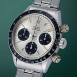 ROLEX, DAYTONA REF. 6240, A RARE STEEL MANUAL-WINDING CHRONOGRAPH WRISTWATCH - фото 2