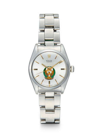 ROLEX, REF. 6426, A STEEL MANUAL-WINDING WRISTWATCH MADE FOR THE UAE ARMED FORCES - photo 1