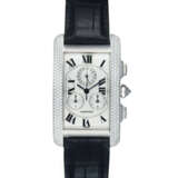 CARTIER, TANK AMERICAINE REF. 2339, A GOLD AND DIAMOND-SET QUARTZ CHRONOGRAPH WRISTWATCH - photo 1