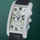 CARTIER, TANK AMERICAINE REF. 2339, A GOLD AND DIAMOND-SET QUARTZ CHRONOGRAPH WRISTWATCH - photo 2