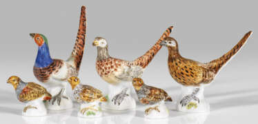 Six Miniature Animal Figures