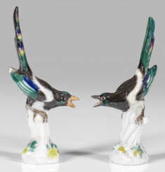 Pair Of Miniature Magpies