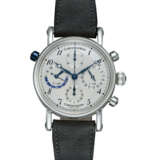 CHRONOSWISS, TORA GMT REF. CH 7420, A PLATINUM AUTOMATIC DUAL TIME CHRONOGRAPH WRISTWATCH - photo 1