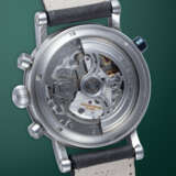 CHRONOSWISS, TORA GMT REF. CH 7420, A PLATINUM AUTOMATIC DUAL TIME CHRONOGRAPH WRISTWATCH - photo 3