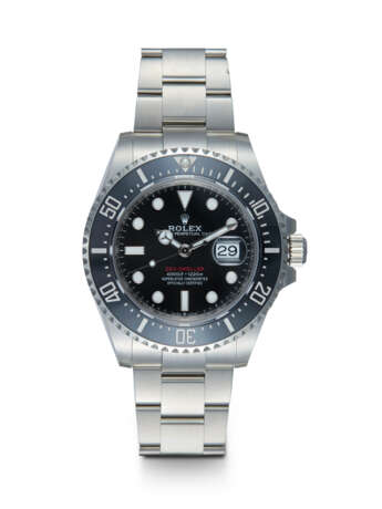 ROLEX, SEA-DWELLER REF. 126600, A STEEL AUTOMATIC DIVER’S WRISTWATCH WITH BRACELET - photo 1