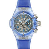 HUBLOT BIG BANG UNICO SAPPHIRE, A LIMITED EDITION AUTOMATIC CHRONOGRAPH WITH A BLUE SAPPHIRE CASE - Foto 1