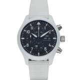 IWC, PILOT’S WATCH CHRONOGRAPH TOP GUN EDITION “LAKE TAHOE”, AN ATTRACTIVE WHITE CERAMIC AUTOMATIC WRISTWATCH - фото 1