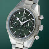 OMEGA, SPEEDMASTER ’57, AN ATTRACTIVE STEEL MANUAL-WINDING CHRONOGRAPH WRISWATCH WITH CO-AXIAL ESCAPEMENT - фото 2