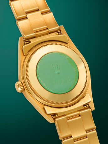 ROLEX, OYSTER PERPETUAL REF. 14238, A WELL-PRESERVED GOLD AUTOMATIC WRISTWATCH WITH BRACELET - Foto 3