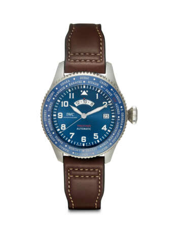 IWC, TIMEZONER PILOT’S WATCH TIMEZONER “LE PETIT PRINCE” REF. IW395503, A STEEL LIMITED EDITION AUTOMATIC WORLD TIME WRISTWATCH - Foto 1