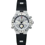 BULGARI, DIAGONO PROFESSIONAL GMT, AN ATTRACTIVE STAINLESS STEEL AUTOMATIC TRIPLE TIME ZONE WRISTWATCH - фото 1