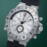 BULGARI, DIAGONO PROFESSIONAL GMT, AN ATTRACTIVE STAINLESS STEEL AUTOMATIC TRIPLE TIME ZONE WRISTWATCH - фото 2