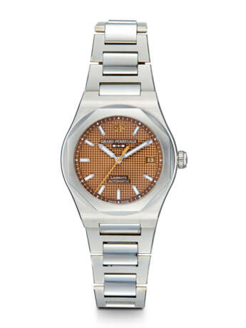 GIRARD-PERREGAUX, LAUREATO REF. 81005, A FINE STAINLESS STEEL AUTOMATIC WRISTWATCH WITH BRACELET - photo 1