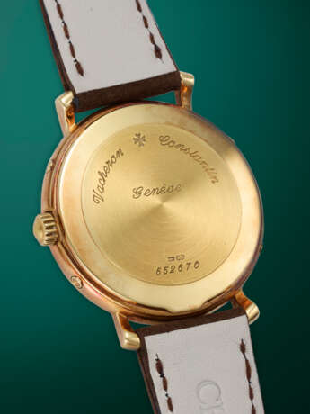 VACHERON CONSTANTIN LES HISTORIQUES REF. 47050/000J-4, A FINE GOLD AUTOMATIC TRIPLE CALENDAR WRISTWATCH - photo 3