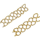 VAN CLEEF & ARPELS PAIR OF DIAMOND AND GOLD CHAIN BRACELETS - Foto 1