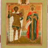 A FINE ICON SHOWING ST. NIKITA AND ST. PARASKEVA - Foto 1