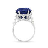 AN IMPORTANT ART DECO SAPPHIRE AND DIAMOND RING - Foto 5