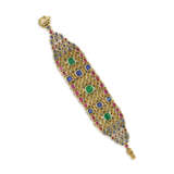 AN EXTRAORDINARY BULGARI MULTI-GEM AND DIAMOND `KILIM` BRACELET - photo 3