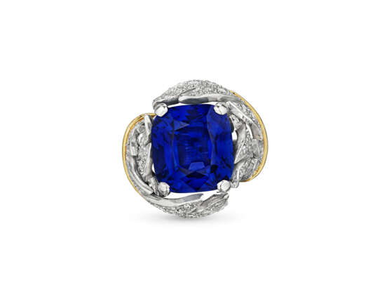 TIFFANY & CO., JEAN SCHLUMBERGER SAPPHIRE AND DIAMOND RING - фото 4