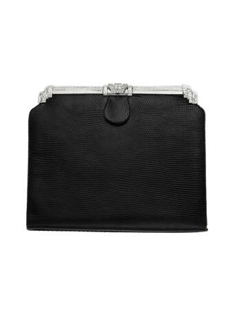 RUBY, DIAMOND AND LIZARD SKIN EVENING BAG - Foto 3