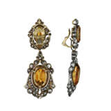 ANTIQUE SUITE OF TOPAZ AND DIAMOND JEWELRY - Foto 6