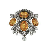 ANTIQUE SUITE OF TOPAZ AND DIAMOND JEWELRY - Foto 7