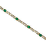 TIFFANY & CO. ANTIQUE EMERALD AND DIAMOND BRACELET - фото 4